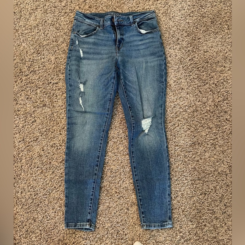 Maurices Blue Skinny Jeans for Women
